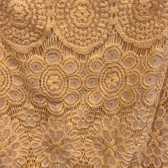 Laundry by Shelli Segal yellow crotchet dress - Picture 4 of 9